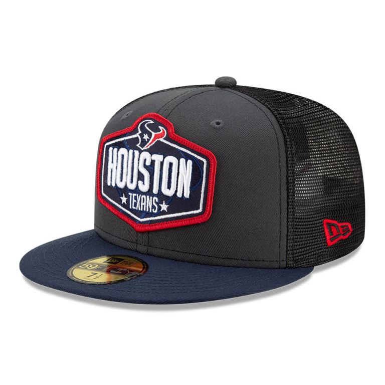 Gorras New Era 59fifty Grises - Houston Texans NFL Draft 60419IPSF